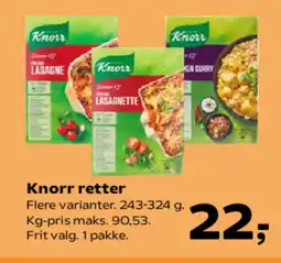 Kvickly Knorr retter tilbud