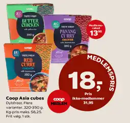 Kvickly Coop Asia cubes tilbud