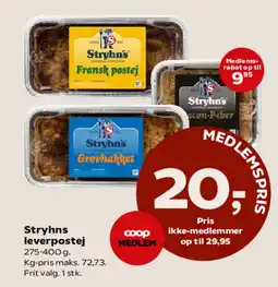 Kvickly Stryhns leverpostej tilbud