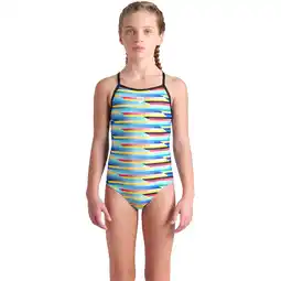 Sport 24 Arena Racing Stripe Lightdrop Back Badedragt Børn tilbud