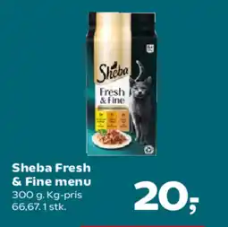 Kvickly SHEBA Fresh & Fine menu tilbud