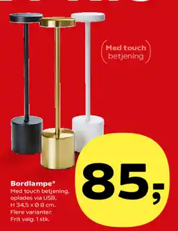 Kvickly Bordlampe tilbud
