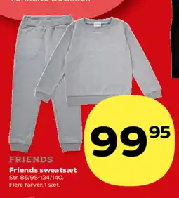 Kvickly Friends sweatsæt tilbud