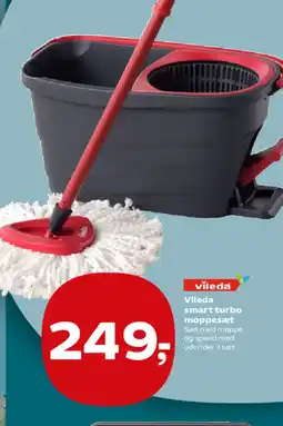 Kvickly Vileda smart turbo moppesæt tilbud