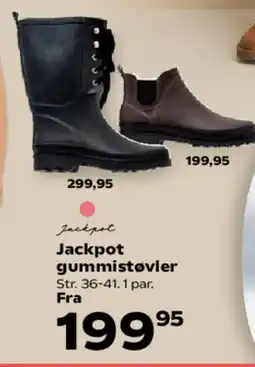 Kvickly Jackpot gummistøvler tilbud
