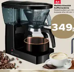 Kvickly Melitta klassisk kaffemaskine tilbud