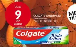 Nielsen's Discount COLGATE TANDPASTA, DKK 9 tilbud