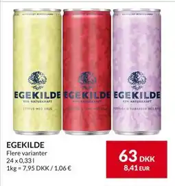 Nielsen's Discount EGEKILDE, DKK 63 tilbud