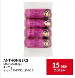 Nielsen's Discount ANTHON BERG, DKK 15 tilbud