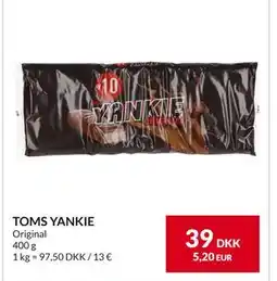 Nielsen's Discount TOMS YANKIE, DKK 39 tilbud