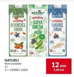 Nielsen's Discount NATURLI, DKK 12 tilbud