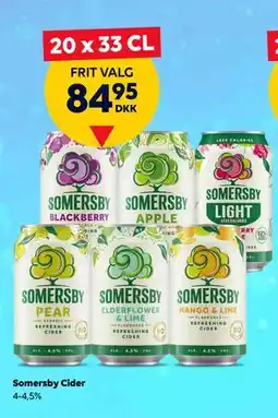 BorderShop Somersby Cider, DKK 84.95 tilbud