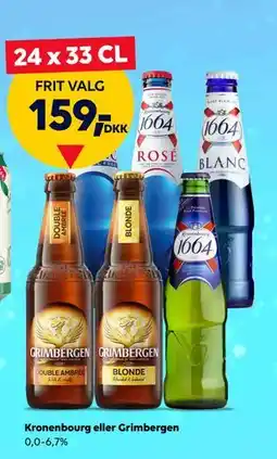 BorderShop Kronenbourg eller Grimbergen, DKK 159 tilbud