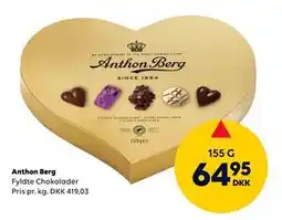 BorderShop Anthon Berg, DKK 64.95 tilbud
