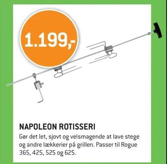 XL-BYG Napoleon rotisseri tilbud