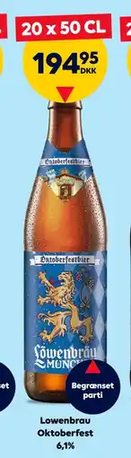 BorderShop Lowenbrau Oktoberfest 6,1%, DKK 194.95 tilbud