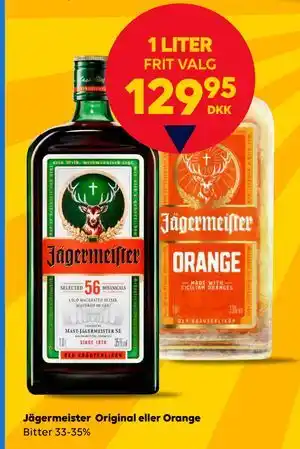 BorderShop Jägermeister Original eller Orange, DKK 129.95 tilbud