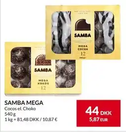 Nielsen's Discount SAMBA MEGA, DKK 44 tilbud