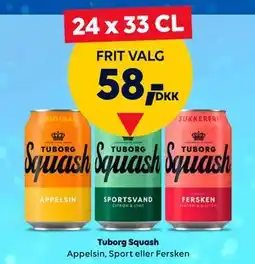 BorderShop Tuborg Squash, DKK 58 tilbud