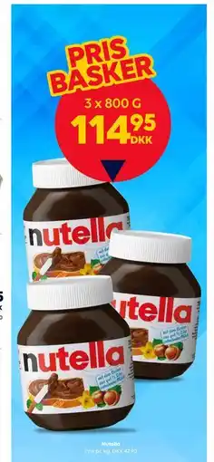 BorderShop Nutella, DKK 114.95 tilbud