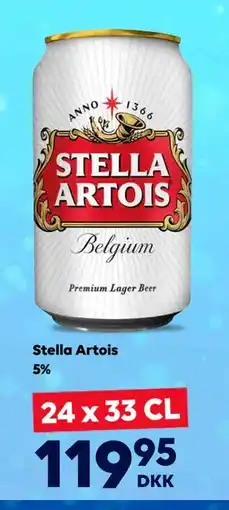 BorderShop Stella Artois 5%, DKK 119.95 tilbud