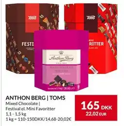 Nielsen's Discount ANTHON BERG | TOMS, DKK 165 tilbud