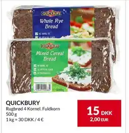 Nielsen's Discount QUICKBURY, DKK 15 tilbud