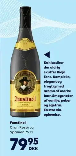 BorderShop Faustino I, DKK 79.95 tilbud
