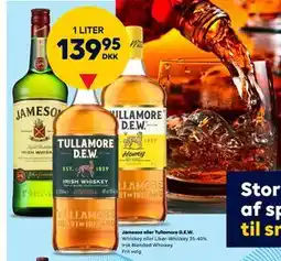 BorderShop Jameson eller Tullamore D.E.W., DKK 139.95 tilbud