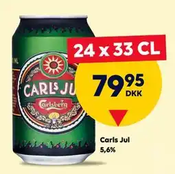 BorderShop Carls Jul 5,6%, DKK 79.95 tilbud