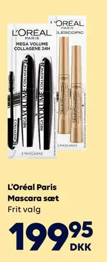 BorderShop L’Oréal Paris Mascara sæt, DKK 199.95 tilbud