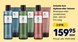 BorderShop Antonio Axu Hydrate eller Volume, DKK 159.95 tilbud
