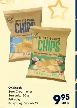BorderShop OK Snack, DKK 9.95 tilbud