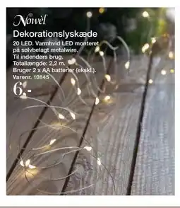 Harald Nyborg Dekorationslyskæde, DKK 6 tilbud