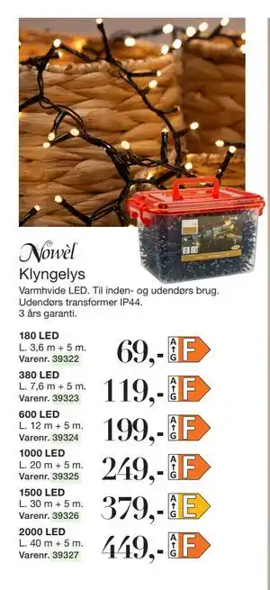 Harald Nyborg Klyngelys tilbud