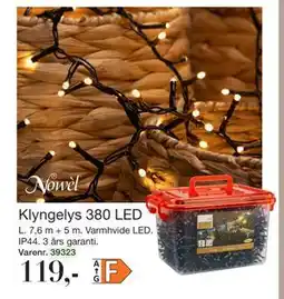 Harald Nyborg Klyngelys 380 LED, DKK 119 tilbud