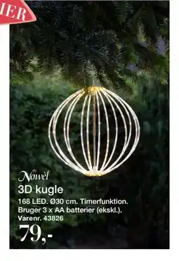 Harald Nyborg 3D kugle, DKK 79 tilbud