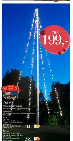 Harald Nyborg Flagstangslyskæde tilbud