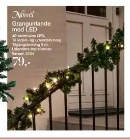 Harald Nyborg Granguirlande med LED, DKK 79 tilbud
