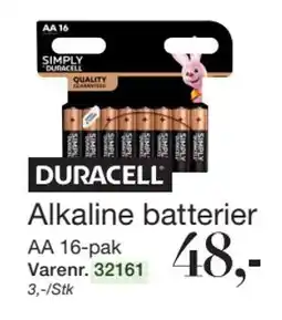 Harald Nyborg Alkaline batterier, DKK 48 tilbud