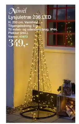 Harald Nyborg Lysjuletræ 236 LED, DKK 349 tilbud