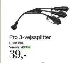 Harald Nyborg Pro 3-vejssplitter, DKK 39 tilbud