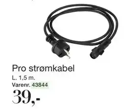 Harald Nyborg Pro strømkabel, DKK 39 tilbud