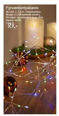 Harald Nyborg Fyrværkerilyskæde, DKK 39 tilbud