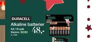 Alkaline batterier, DKK 48