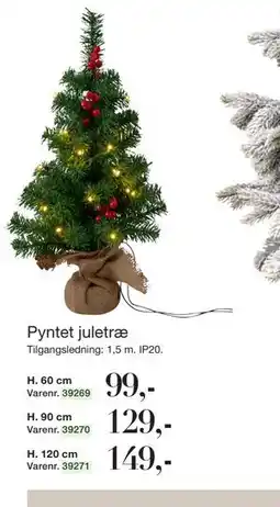 Harald Nyborg Pyntet juletræ tilbud