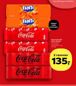 Kvickly Coca-Cola eller Fanta tilbud
