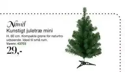 Harald Nyborg Kunstigt juletræ mini, DKK 29 tilbud