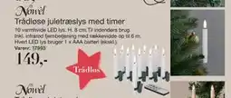 Harald Nyborg Trådløse juletræslys med timer, DKK 149 tilbud