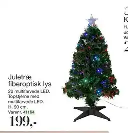 Harald Nyborg Juletræ fiberoptisk lys, DKK 199 tilbud